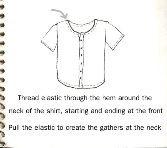 peasant shirt tutorial 2